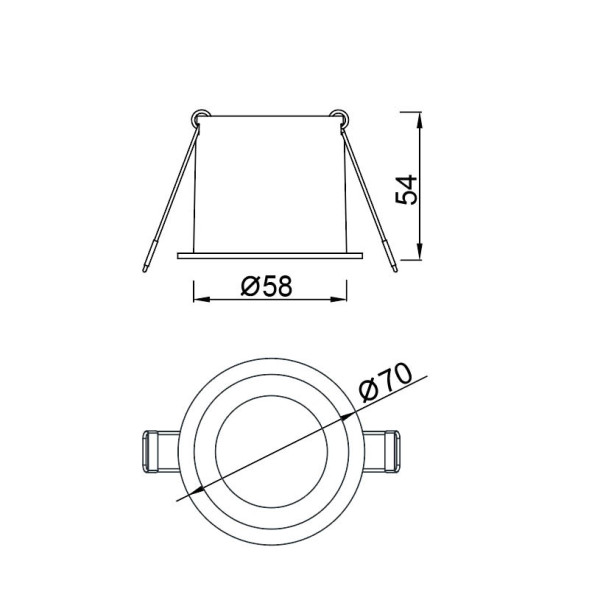Точечный встраиваемый светильник 9233 Mantra MALT