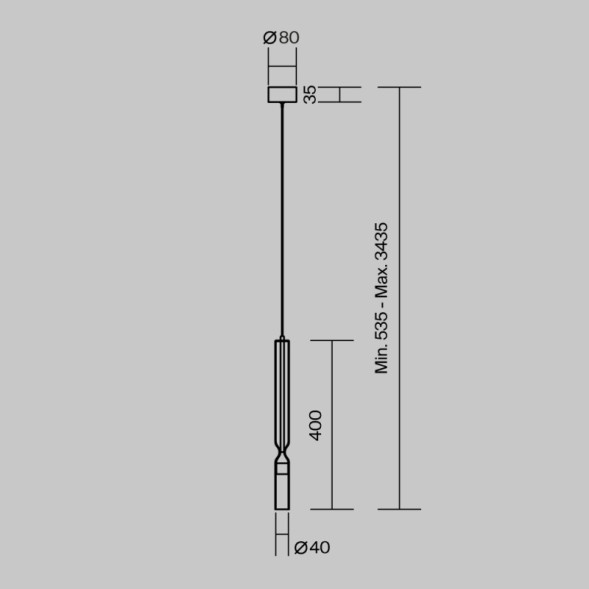 Подвесной светильник MOD469PL-L3B3K Maytoni Peg