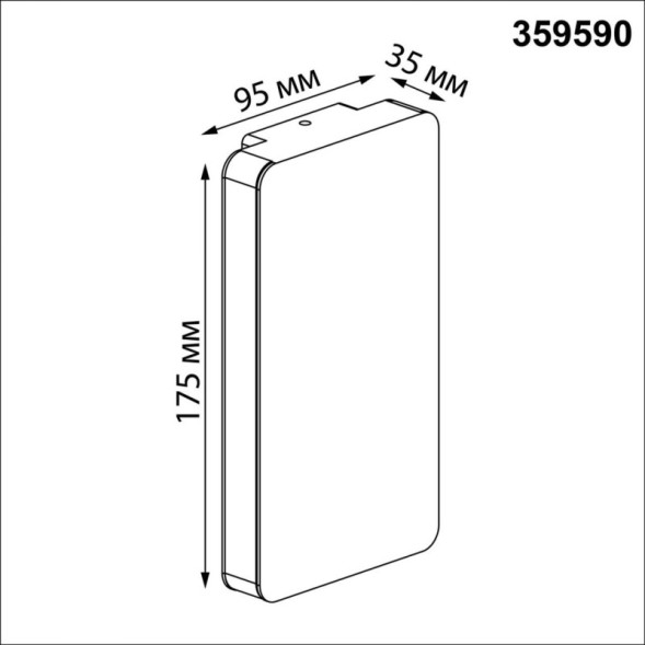 Светильник настенный 359590 Novotech STRAIT