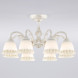 Люстра на штанге Eurosvet CAMPINA 60107/8 белый с золотом