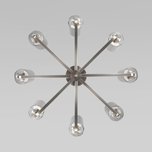 Люстра на штанге Eurosvet Defi 60138/8 сатин-никель