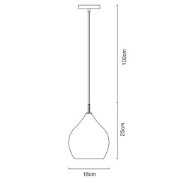 Подвесной светильник ARTE Lamp BICCHIERE A4283SP-1CC