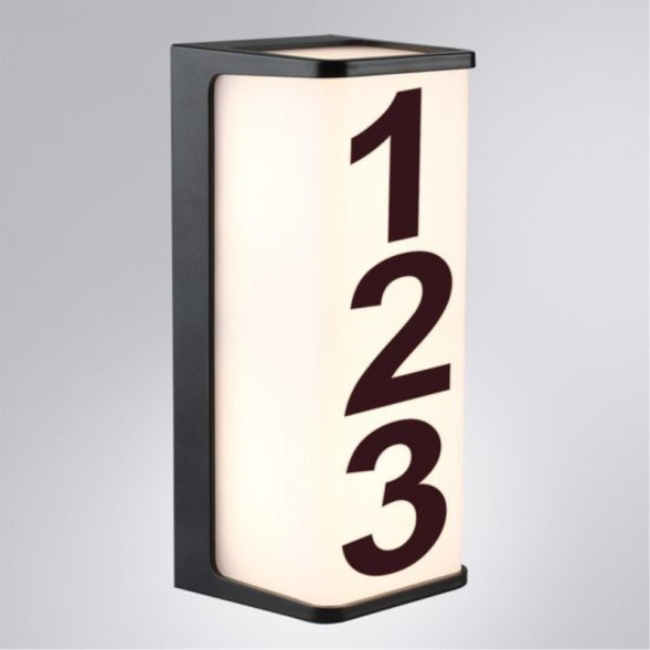 Уличный настенный светильник ARTE Lamp Lancia A6419AL-1BK