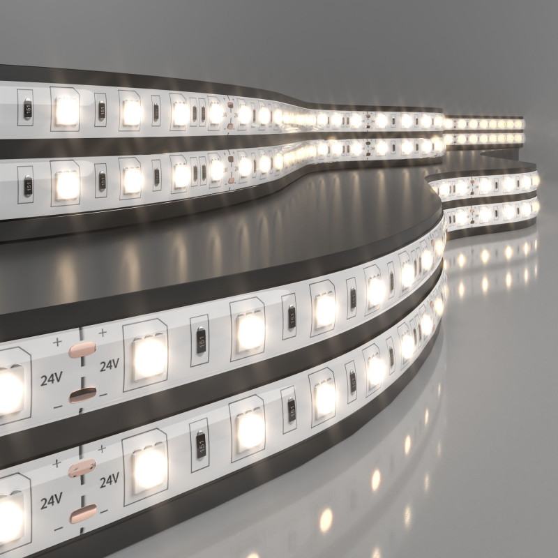 Лента Elektrostandard 5050 24V 60Led 14,4W IP65 / тёплый белый 0W 24V белый (теплый) IP65