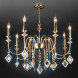 Подвесная люстра Eurosvet Telao 10120/8 золото/тонированный хрусталь Strotskis Smart (10110/