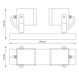 Уличный настенный светильник Gauss GD153 Sonata