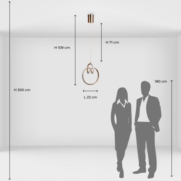 Подвесной светильник DeMarkt Аурих 108010701