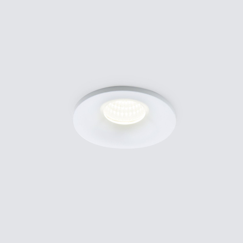 Встраиваемый точечный светильник Elektrostandard 15270/LED 3W WH белый