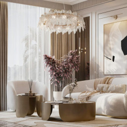 Подвесная люстра MODELUX 2290.12 MS.2290.12 GD