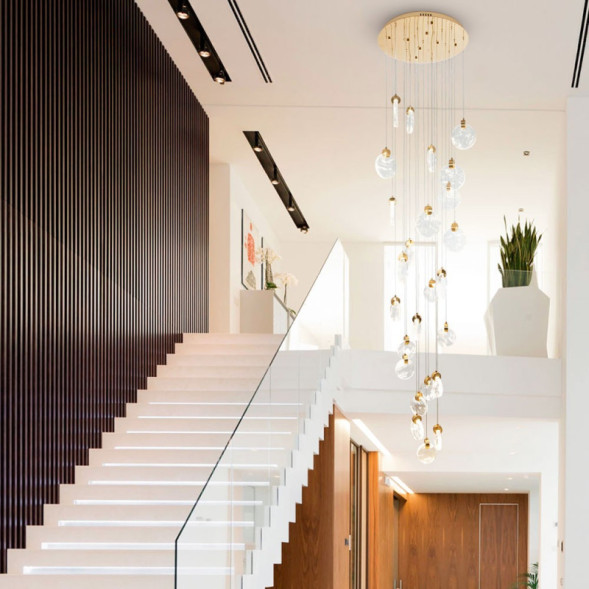 Каскадная люстра MODELUX ML.88938.25 GD