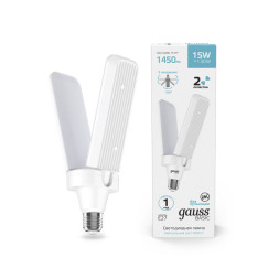 Светодиодная лампа Gauss 11732212 15W 220V 1450lm E27 белый (дневной)