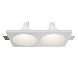 Встраиваемый светильник точечный Maytoni Technical Gyps Modern DL129-GU10-02-W