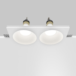 Встраиваемый светильник точечный Maytoni Technical Gyps Modern DL129-GU10-02-W