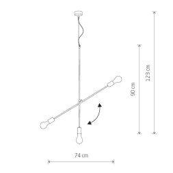 Подвесной светильник Nowodvorski STICKS 6268