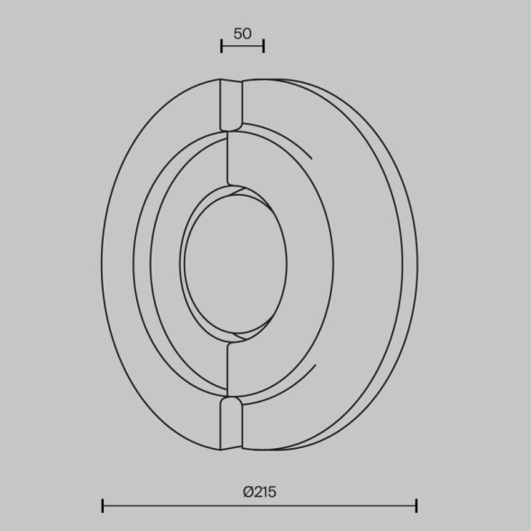Бра MOD462WL-L10BG3K Maytoni Daylight