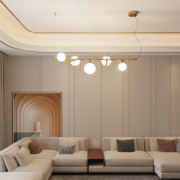 Подвесная люстра Eurosvet SALUT 50382/5 латунь