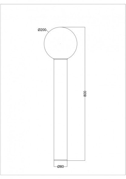 Садово-парковый светильник Maytoni BOLD O598FL-01GR