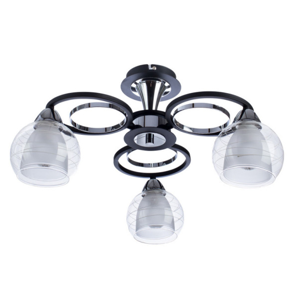 Потолочная люстра ARTE Lamp Ginevra A1604PL-3BK