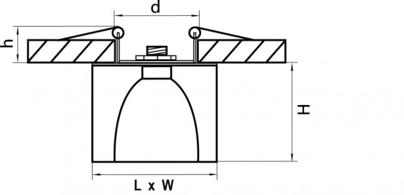 Встраиваемый точечный светильник Lightstar Meta 004146