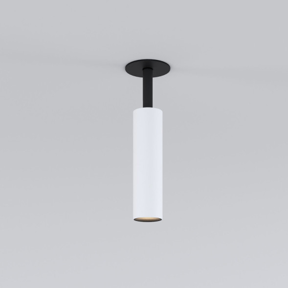 Встраиваемый точечный светильник Elektrostandard Diffe белый/черный 8W 4200K (25040/LED)