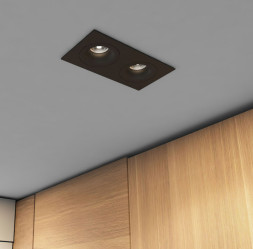 Встраиваемый точечный светильник Denkirs Roto DK2122-BK