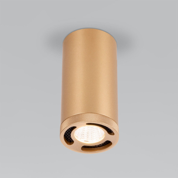 Накладной точечный светильник Elektrostandard 25033/LED 9W 4200K золото