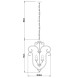 Подвесная люстра ARTE Lamp RAVENNA A8033SP-3CC