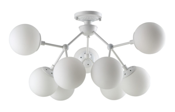 Люстра на штанге Crystal Lux MEDEA MEDEA PL9 WHITE