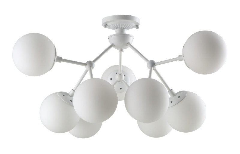 Люстра на штанге Crystal Lux MEDEA MEDEA PL9 WHITE
