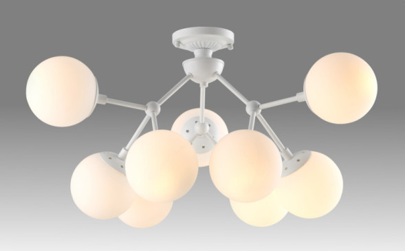 Люстра на штанге Crystal Lux MEDEA MEDEA PL9 WHITE