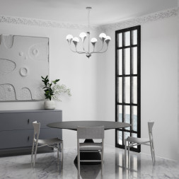 Подвесная люстра Eurosvet 60169/6 никель CALYX