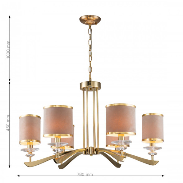 Подвесная люстра Favourite ROCCA 2689-6P