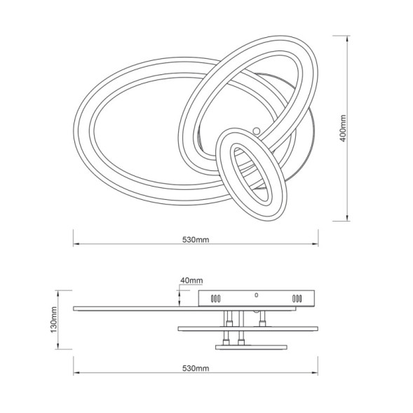 Потолочная люстра Escada 10241/3LED