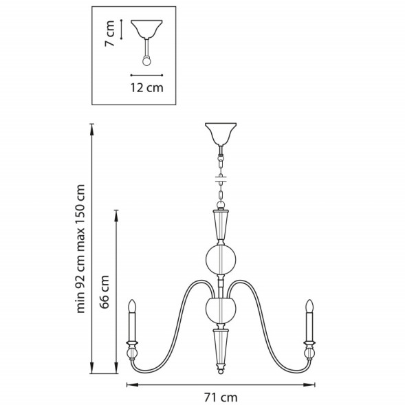 Подвесная люстра Lightstar RAGNO 732067