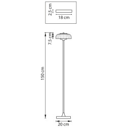 Торшер Lightstar Acrile 738773