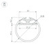 Профиль для светодиодной ленты Arlight ROUND 023860