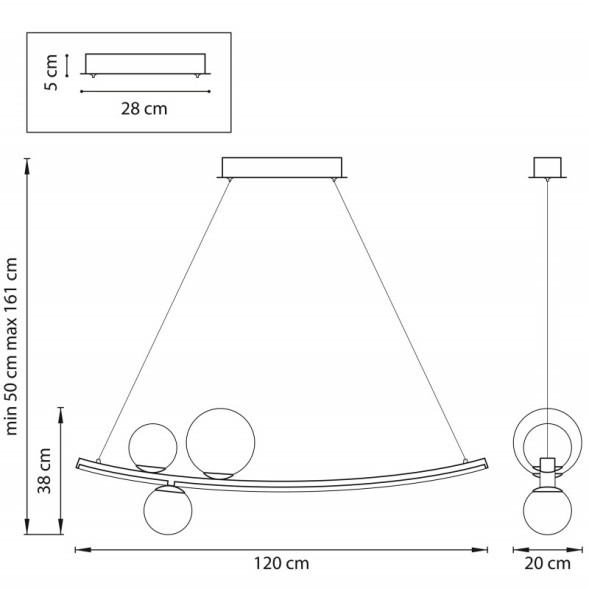 Подвесной светильник Lightstar CROCO 815436