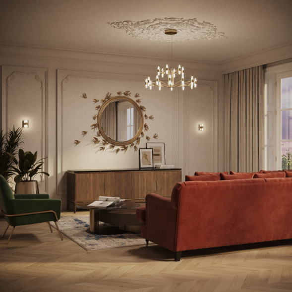 Подвесная люстра Maytoni MOD401PL-L72BS3K Arana