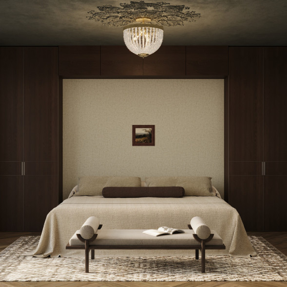 Люстра на штанге Maytoni Intrigue MOD440CL-03BS