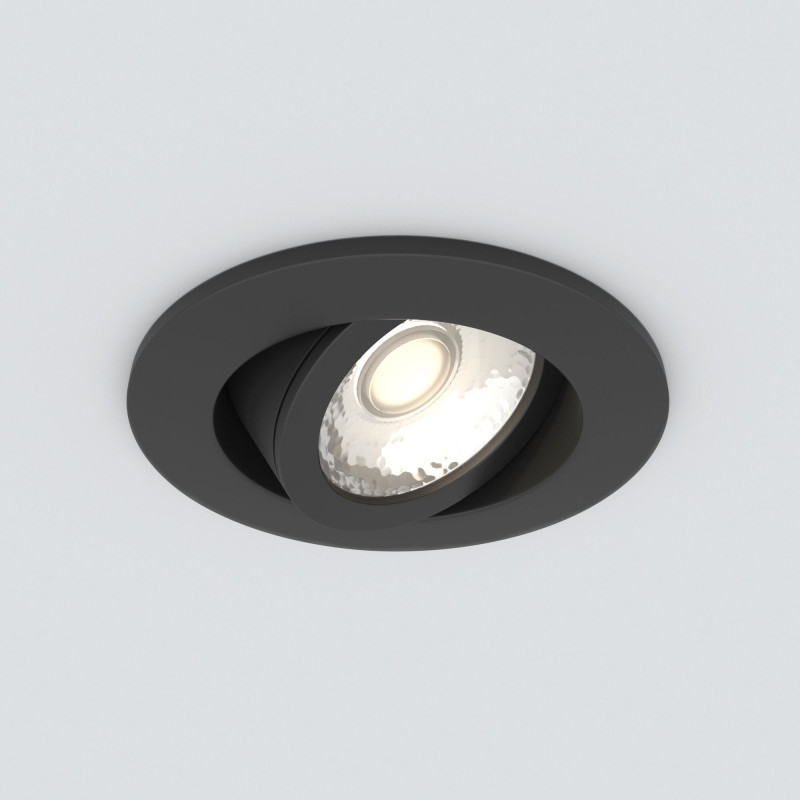 Встраиваемый точечный светильник Elektrostandard 15272/LED 5W 4200K BK черный