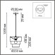Подвесная люстра LUMION ILAIDA 8039/1