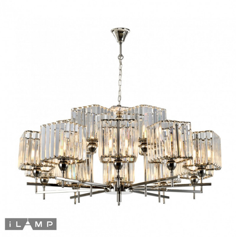 Подвесная люстра iLamp STATEN ISLAND P9514-10+5 NIC