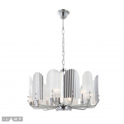 Подвесная люстра iLamp DOLCE 15571-6 CR+MULT