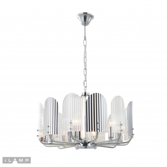 Подвесная люстра iLamp DOLCE 15571-6 CR+MULT