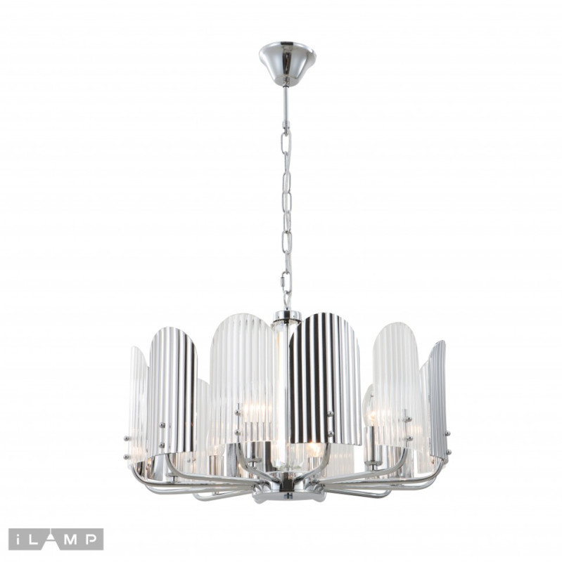 Подвесная люстра iLamp DOLCE 15571-6 CR+MULT