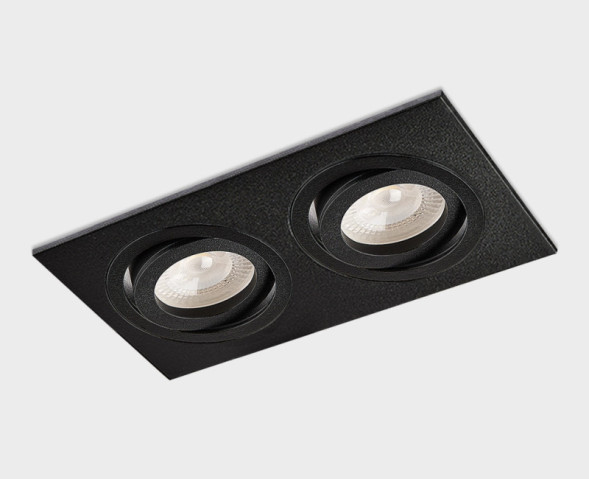Точечный встраиваемый светильник ITALLINE SAG103-4 SAG203-4 black/black
