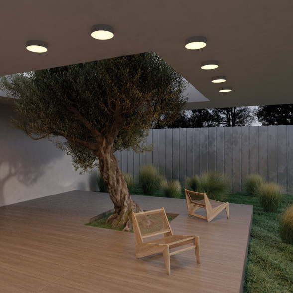 Накладной уличный светильник Maytoni Zon IP O431CL-L30B3K