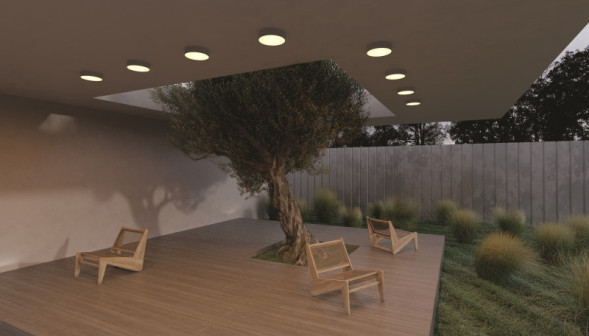 Накладной уличный светильник Maytoni Zon IP O431CL-L30B3K