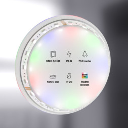 Лента Maytoni Technical 5050 10181 96W 24V 750lm белый (холодный) IP20