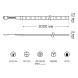 Лента Gauss Basic LED 5050/60 BT010 18W 12V 390lm RGB+белый IP20